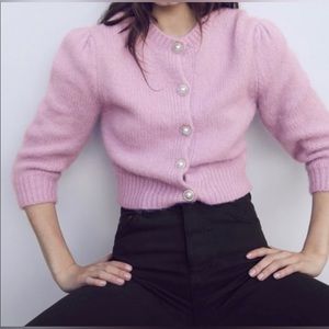 Zara Jewel Button Sweater/Jacket